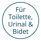 bideo® Reinigungs-Set mit 2 WC-Schaum und WC-Bürste | schwarz