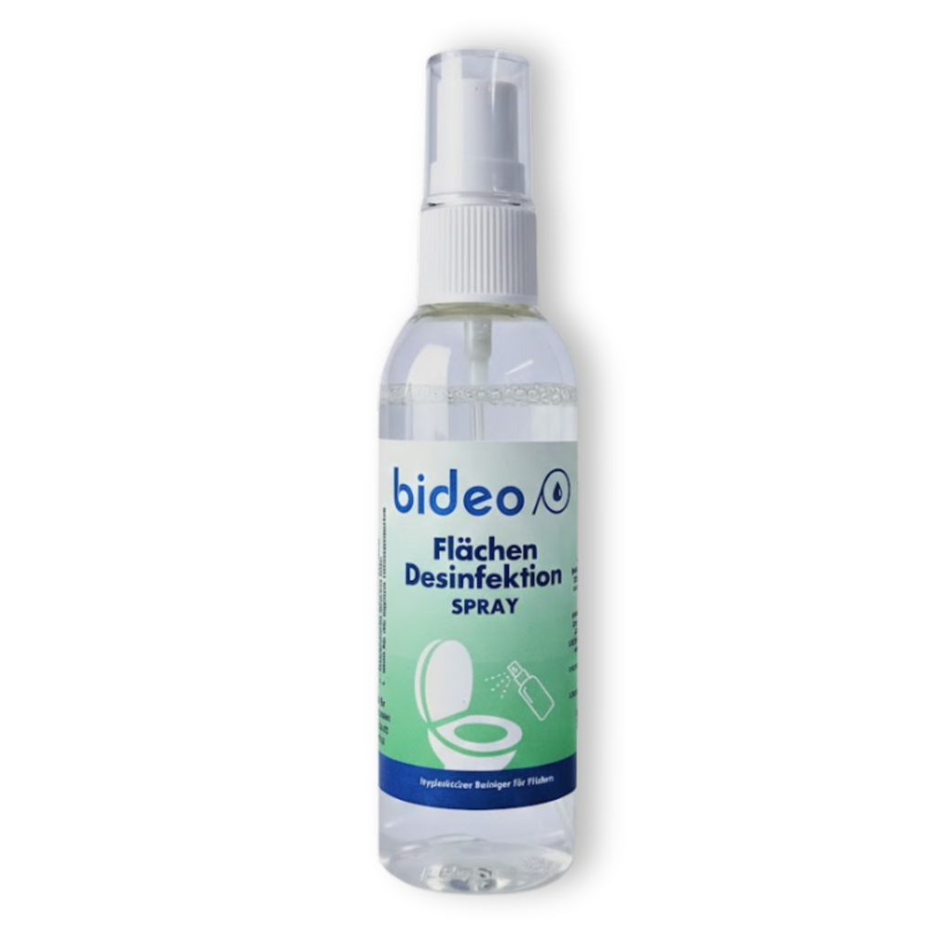 Eine Flasche Flächendesinfektion