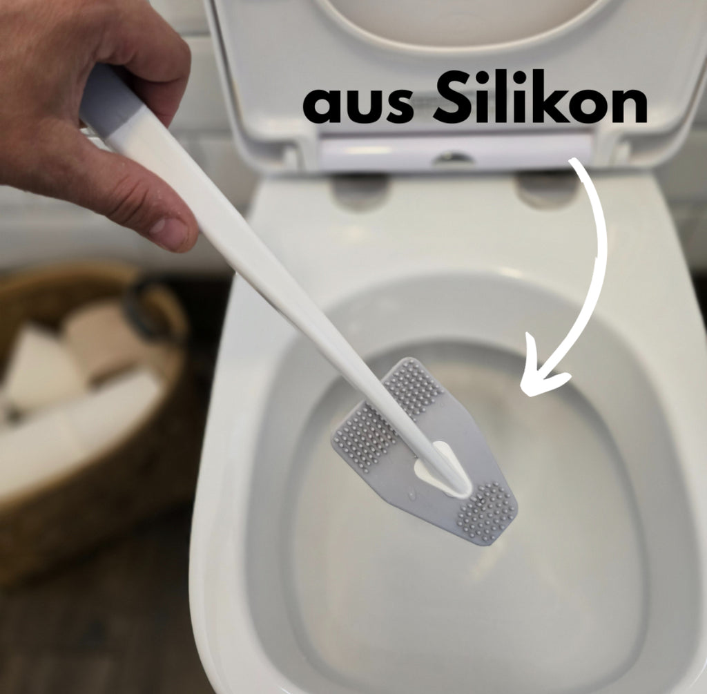 bideo® Reinigungs-Set mit 2 WC-Schaum und WC-Bürste | weiß