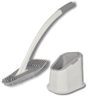 2er Set bideo® Rand-WC-Bürste weiß