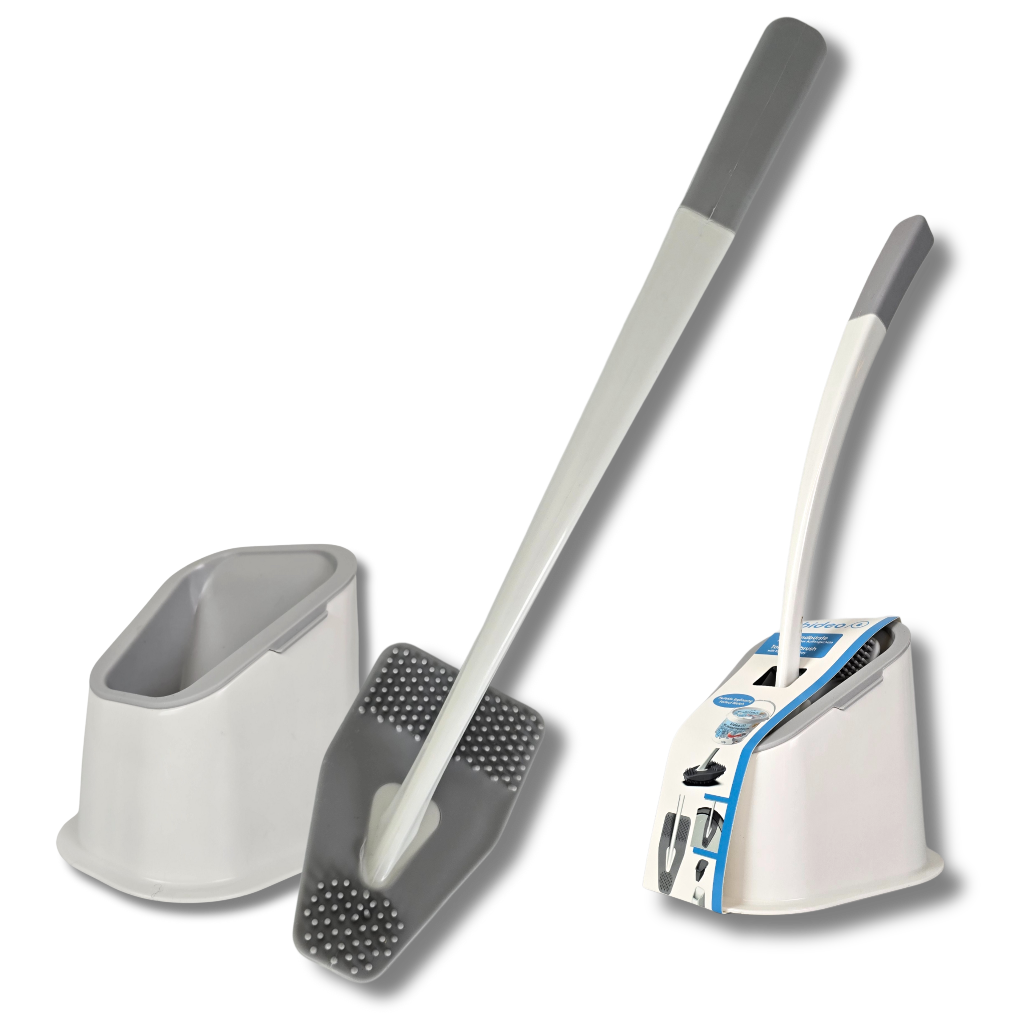 zwei Silikonbürsten weiß