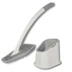 eine Silikonbürste weiß