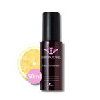 Flasche Thronjuwel mit Zitrone als Deko