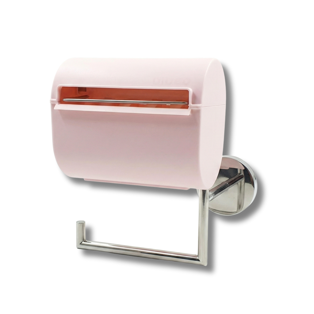 Toilettenpapierhalter in Rosa