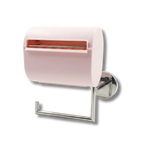 Toilettenpapierhalter in Rosa