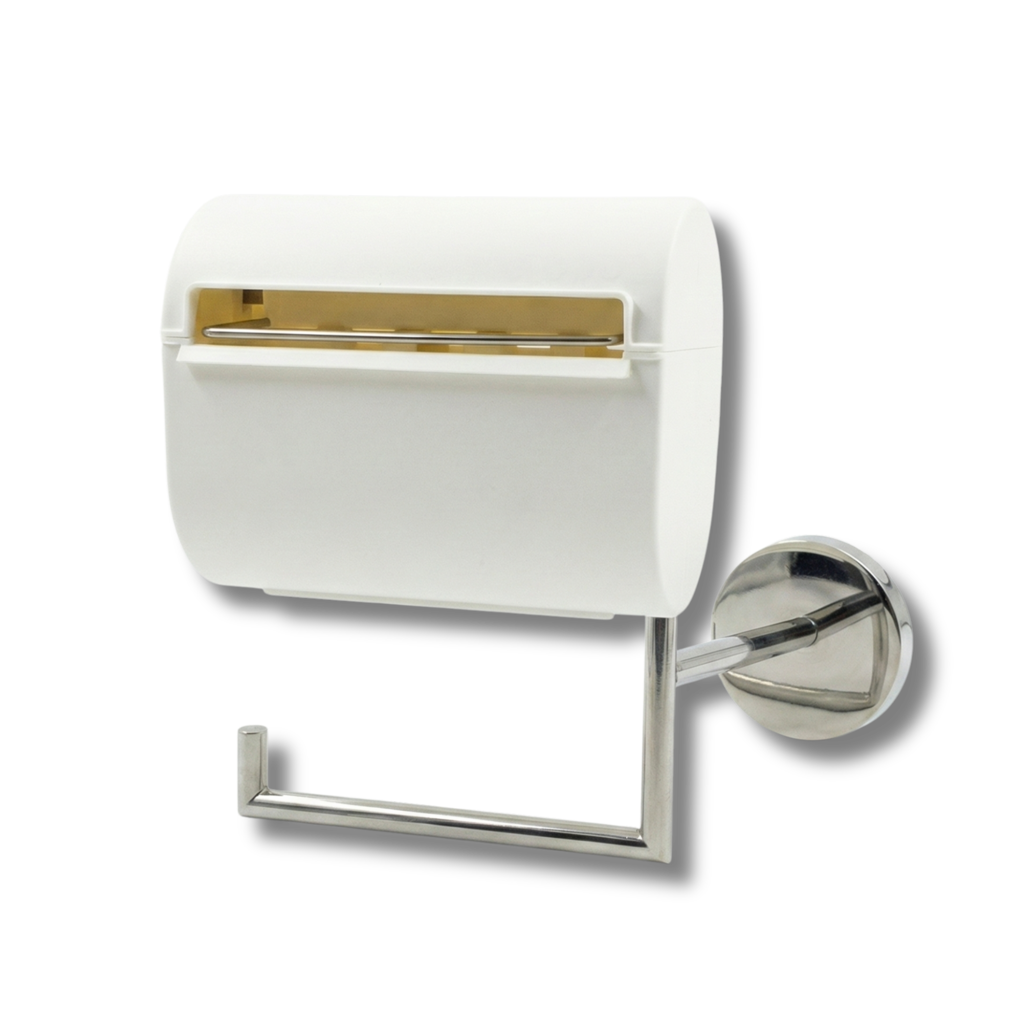 Toilettenpapierhalter in Weiß