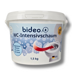bideo® Reinigungs-Set mit WC-Schaum und WC-Bürste | weiß