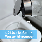 bideo® Reinigungs-Set mit WC-Schaum und WC-Bürste | weiß